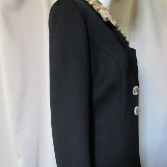 Vintage Black Suit Faux Fur Collar Hong Kong - Picture 7 of 9
